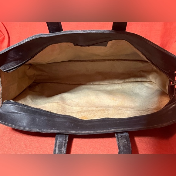 Union Pacific RailRoad Black Leather Satchel/Brief case Vintage - Picture 8 of 13